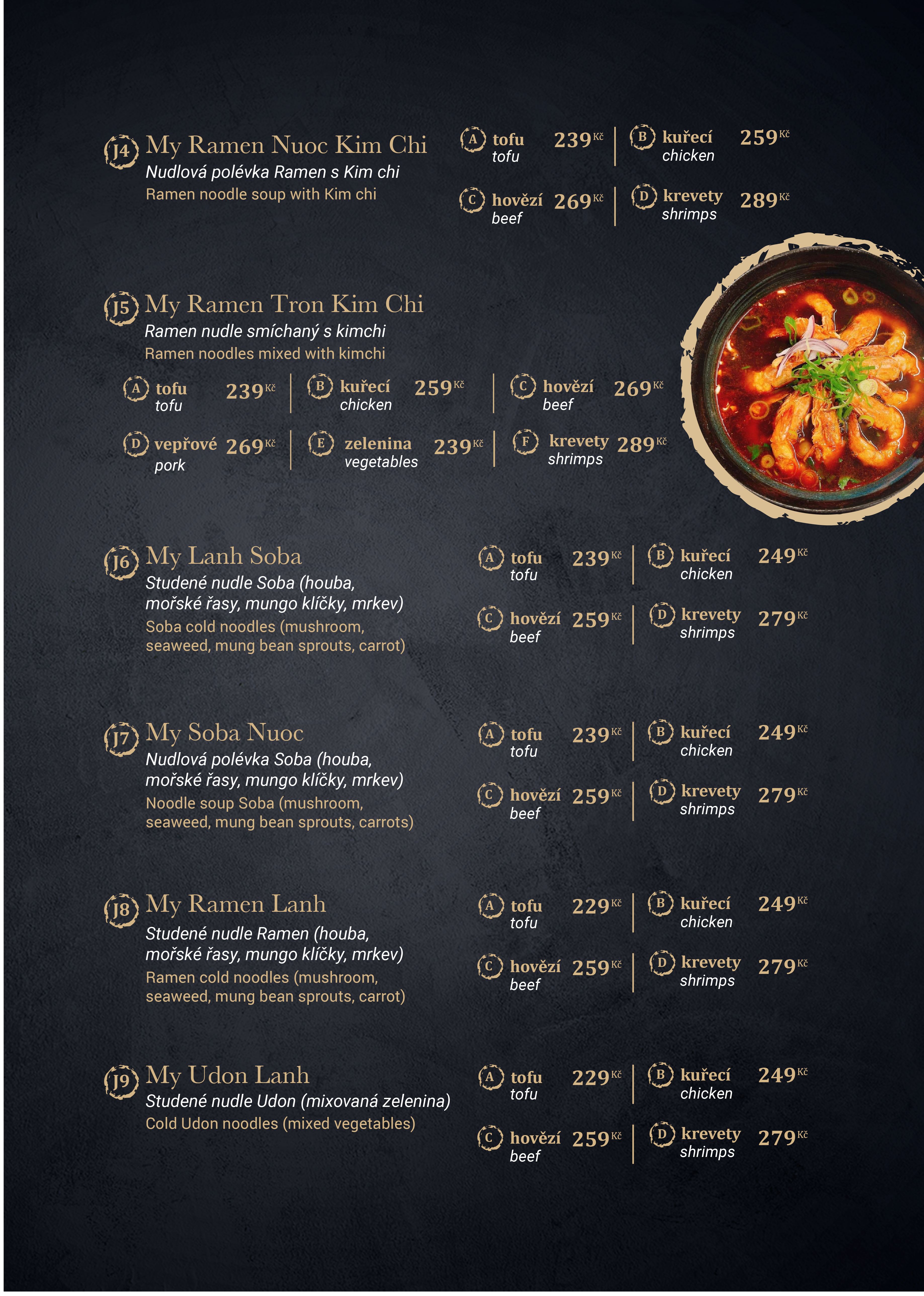 Restaurant Champa menu 2025 - strana 13